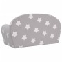 Light gray soft plush 2-seater children's sofa with stars by , Baby and Toddler Furniture - Ref: Foro24-356986, Price: 49,09 ...
