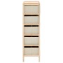 Storage shelf with 5 beige cedar wood fabric baskets by vidaXL, Lockers and storage cabinets - Ref: Foro24-246434, Price: 38,...