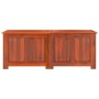 Baúl de almacenamiento con tapa madera maciza de acacia marrón de , Baúles de almacenamiento - Ref: Foro24-364917, Precio: 14...