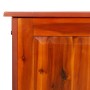 Baúl de almacenamiento con tapa madera maciza de acacia marrón de , Baúles de almacenamiento - Ref: Foro24-364917, Precio: 14...