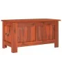 Baúl de almacenamiento con tapa madera maciza de acacia marrón de , Baúles de almacenamiento - Ref: Foro24-364915, Precio: 79...