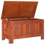 Baúl de almacenamiento con tapa madera maciza de acacia marrón de , Baúles de almacenamiento - Ref: Foro24-364915, Precio: 79...