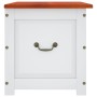 Storage chest with brown and white acacia wood lid by , Storage trunks - Ref: Foro24-364920, Price: 180,87 €, Discount: %