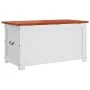 Storage chest with brown and white acacia wood lid by , Storage trunks - Ref: Foro24-364920, Price: 166,99 €, Discount: %