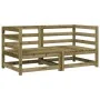 Garden corner sofa and cushions 2 pcs impregnated pine wood by , Modular outdoor sofas - Ref: Foro24-838076, Price: 164,29 €,...