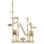 Cat scratching post with sisal post 230-250 cm beige prints by vidaXL, Cat furniture - Ref: Foro24-170620, Price: 165,61 €, D...