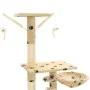 Cat scratching post with sisal post 230-250 cm beige prints by vidaXL, Cat furniture - Ref: Foro24-170620, Price: 165,61 €, D...