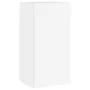 Wall TV cabinets with LED 5 pieces white engineered wood by , TV Furniture - Ref: Foro24-3216825, Price: 185,61 €, Discount: %