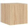 TV-Wandmöbel mit LED, 5-teilig, Holzwerkstoff, Sonoma-Eiche von , TV-Möbel - Ref: Foro24-3216827, Preis: 179,06 €, Rabatt: %