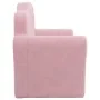 Pink soft plush 2-seater children's sofa by , Baby and Toddler Furniture - Ref: Foro24-357051, Price: 56,37 €, Discount: %