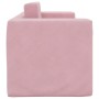 Rosafarbenes 2-Sitzer-Kinderschlafsofa aus weichem Plüsch von , Baby- und Kleinkindmöbel - Ref: Foro24-357039, Preis: 73,28 €...