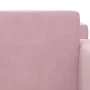 Rosafarbenes 2-Sitzer-Kinderschlafsofa aus weichem Plüsch von , Baby- und Kleinkindmöbel - Ref: Foro24-357039, Preis: 65,59 €...