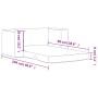 Sofá cama para niños de 2 plazas felpa suave rosa de , Mobiliario para bebés y niños pequeños - Ref: Foro24-357039, Precio: 5...
