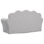 2-Sitzer-Kindersofa hellgrauer weicher Plüsch von , Baby- und Kleinkindmöbel - Ref: Foro24-357047, Preis: 54,83 €, Rabatt: %