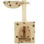 Sisal post cat scratching post 105 cm beige prints by vidaXL, Cat furniture - Ref: Foro24-170626, Price: 31,54 €, Discount: %