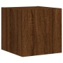 TV-Wandmöbel mit LED, 6-teilig, Eichenbraun, Holzwerkstoff von , TV-Möbel - Ref: Foro24-3216859, Preis: 188,34 €, Rabatt: %