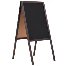 Double-sided cedar wood standing board 40x60 cm by vidaXL, Blackboards - Ref: Foro24-246430, Price: 50,15 €, Discount: %