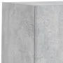 TV-Wandmöbel mit LED, 4-teilig, Betongrau, Holzwerkstoff von , TV-Möbel - Ref: Foro24-3216664, Preis: 157,43 €, Rabatt: %