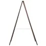 Pizarra de pie de doble cara madera de cedro 40x60 cm de vidaXL, Pizarras - Ref: Foro24-246430, Precio: 50,15 €, Descuento: %