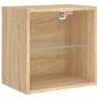 TV-Wandmöbel mit LED, 8-teilig, Holzwerkstoff, Sonoma-Eiche von , TV-Möbel - Ref: Foro24-3216670, Preis: 210,67 €, Rabatt: %