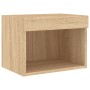 TV-Wandmöbel mit LED, 8-teilig, Holzwerkstoff, Sonoma-Eiche von , TV-Möbel - Ref: Foro24-3216670, Preis: 214,39 €, Rabatt: %