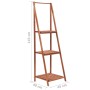Pflanzenständer aus Zedernholz 45x40x145 cm von vidaXL, Topfständer - Ref: Foro24-246437, Preis: 57,62 €, Rabatt: %