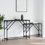 Stackable console tables 2 units black engineered wood by , Side tables - Ref: Foro24-837802, Price: 47,75 €, Discount: %