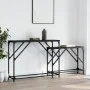 Stackable console tables 2 units black engineered wood by , Side tables - Ref: Foro24-837802, Price: 47,34 €, Discount: %
