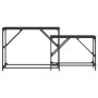 Stackable console tables 2 units black engineered wood by , Side tables - Ref: Foro24-837802, Price: 47,75 €, Discount: %