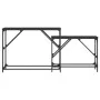 Stackable console tables 2 units black engineered wood by , Side tables - Ref: Foro24-837802, Price: 47,34 €, Discount: %