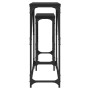 Stackable console tables 2 units black engineered wood by , Side tables - Ref: Foro24-837802, Price: 47,75 €, Discount: %