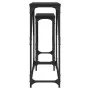 Stackable console tables 2 units black engineered wood by , Side tables - Ref: Foro24-837802, Price: 47,34 €, Discount: %