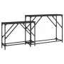 Stackable console tables 2 units black engineered wood by , Side tables - Ref: Foro24-837802, Price: 47,34 €, Discount: %