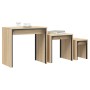 Stapelbare Couchtische 3 Stück aus Holzwerkstoff Sonoma-Eiche von , Couchtisch - Ref: Foro24-837823, Preis: 47,47 €, Rabatt: %