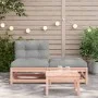 Garden sofa without armrests with cushions and footrest by , Modular outdoor sofas - Ref: Foro24-838131, Price: 129,48 €, Dis...