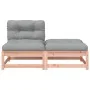 Garden sofa without armrests with cushions and footrest by , Modular outdoor sofas - Ref: Foro24-838131, Price: 129,48 €, Dis...
