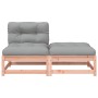 Gartensofa ohne Armlehnen mit Kissen und Fußstütze von , Modulare Sofas für den Außenbereich - Ref: Foro24-838131, Preis: 130...