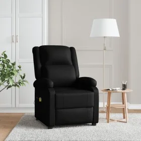 Sillón de masaje de cuero sintético negro de , Sillones de masaje eléctricos - Ref: Foro24-344181, Precio: 211,97 €, Descuent...