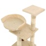 Cat scratcher with 65 cm beige sisal posts by vidaXL, Cat furniture - Ref: Foro24-170609, Price: 38,77 €, Discount: %