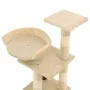 Katzenkratzbaum mit Sisalpfosten 65 cm beige von vidaXL, Katzenmöbel - Ref: Foro24-170609, Preis: 38,77 €, Rabatt: %