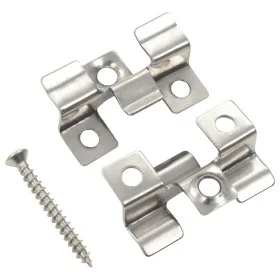 100 pcs platform clips and 200 stainless steel screws by vidaXL, Floors and carpets - Ref: Foro24-45063, Price: 34,64 €, Disc...