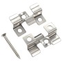 Clips de plataforma 100 uds y 200 tornillos de acero Inoxidable de vidaXL, Suelos y moquetas - Ref: Foro24-45063, Precio: 35,...