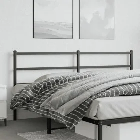 Kopfteil aus schwarzem Metall, 193 cm von , Kopf- und Fußteile - Ref: Foro24-355402, Preis: 29,26 €, Rabatt: %