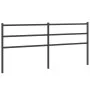Kopfteil aus schwarzem Metall, 193 cm von , Kopf- und Fußteile - Ref: Foro24-355402, Preis: 29,26 €, Rabatt: %