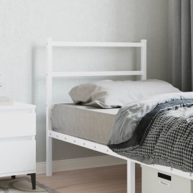 White metal headboard 75 cm by , Headboards and footboards - Ref: Foro24-355440, Price: 19,69 €, Discount: %