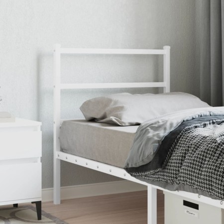 Kopfteil aus weißem Metall, 75 cm von , Kopf- und Fußteile - Ref: Foro24-355440, Preis: 19,69 €, Rabatt: %
