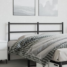 Kopfteil aus schwarzem Metall, 160 cm von , Kopf- und Fußteile - Ref: Foro24-355400, Preis: 30,43 €, Rabatt: %