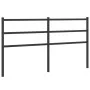 Black metal headboard 160 cm by , Headboards and footboards - Ref: Foro24-355400, Price: 29,98 €, Discount: %