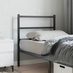 Kopfteil aus schwarzem Metall, 80 cm von , Kopf- und Fußteile - Ref: Foro24-355392, Preis: 19,43 €, Rabatt: %