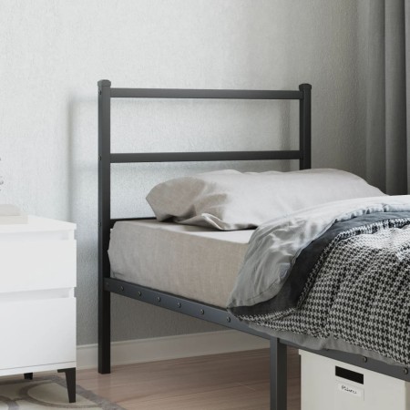 Kopfteil aus schwarzem Metall, 80 cm von , Kopf- und Fußteile - Ref: Foro24-355392, Preis: 19,69 €, Rabatt: %